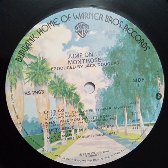 Montrose Jump On It LP Vinyl Record Album 1976 Warner Bros Records - Picture 10 of 12